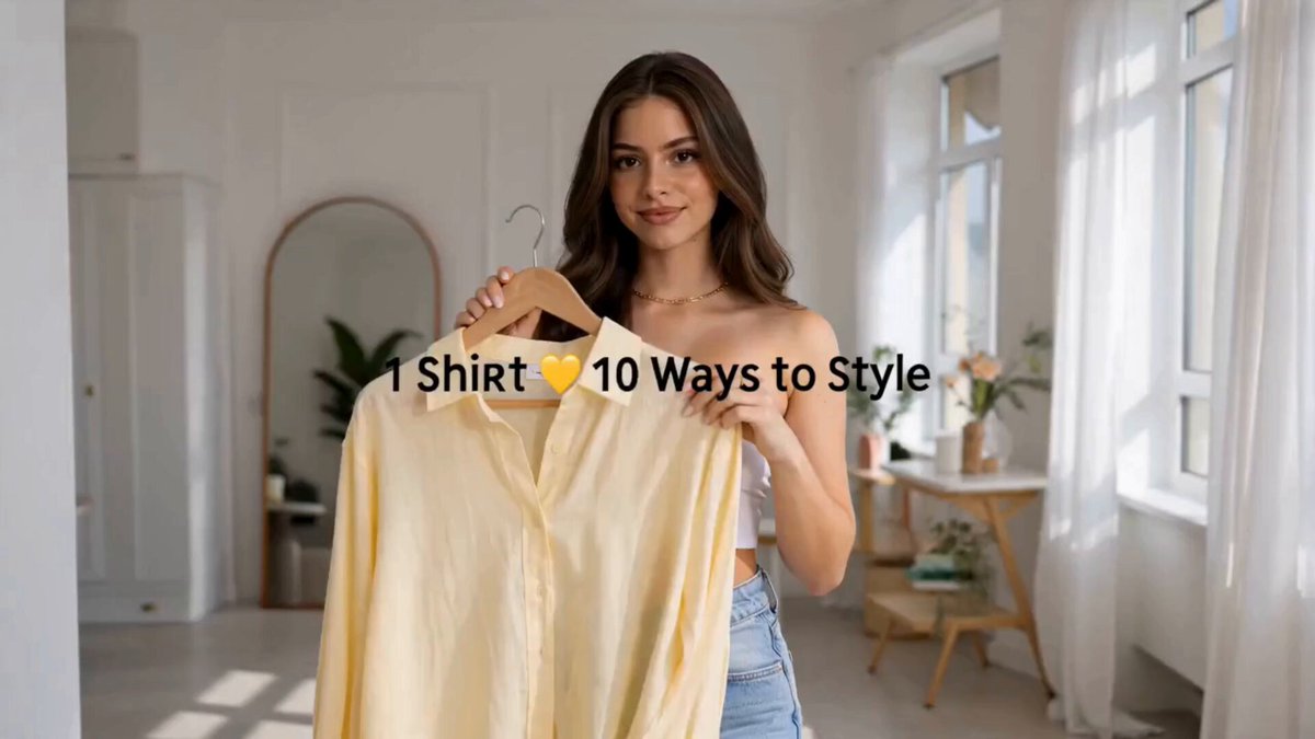 Gen Z Fashion Short Video Outfit Transformation