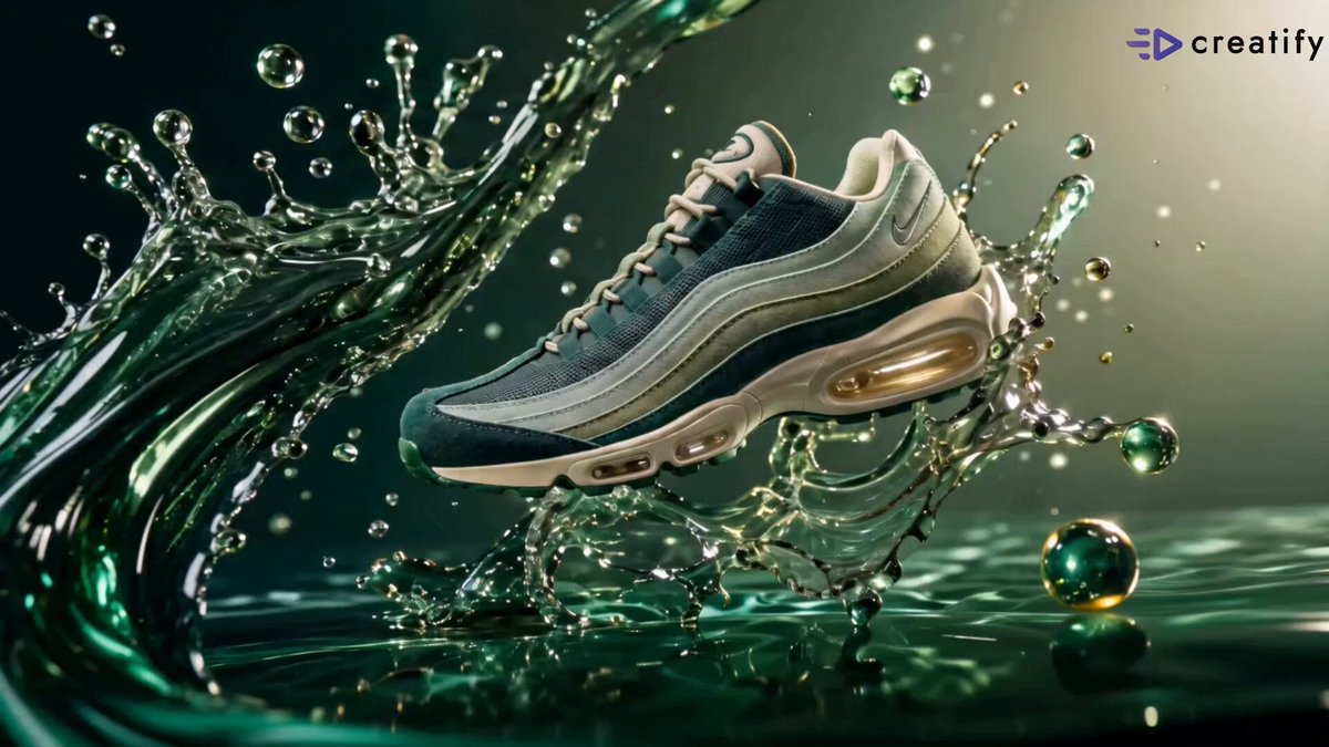 Emerald Aurora Nike Fashion Ad Campaign