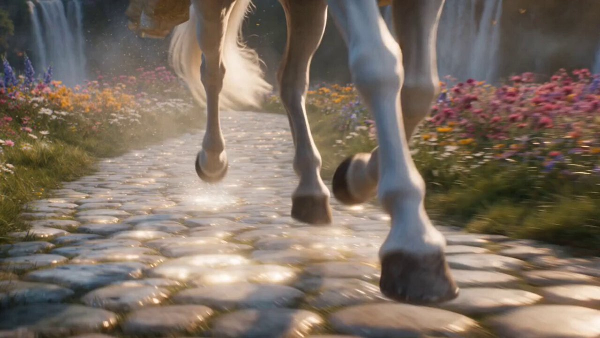 Cinematic Fantasy Princess and Dragon Flight