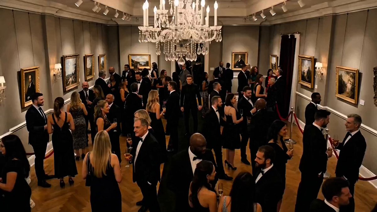 Art Exhibition Heist Cinematic Thriller