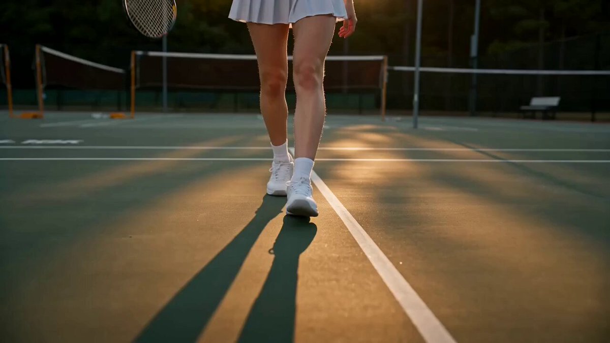 Cinematic 'Golden Hour' Badminton Ad
