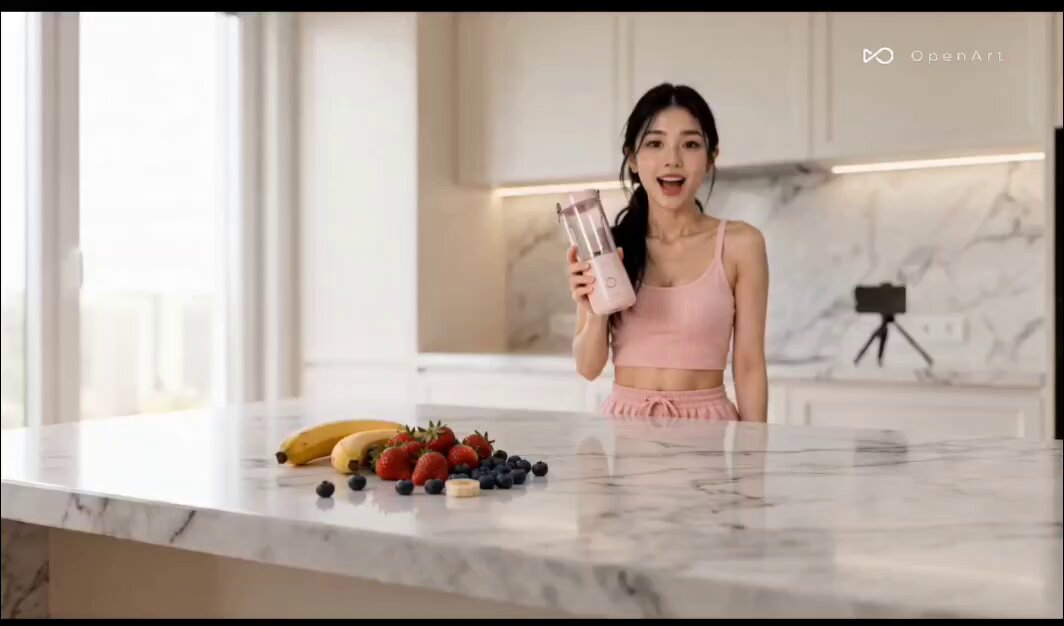Portable Blender UGC Kitchen Video