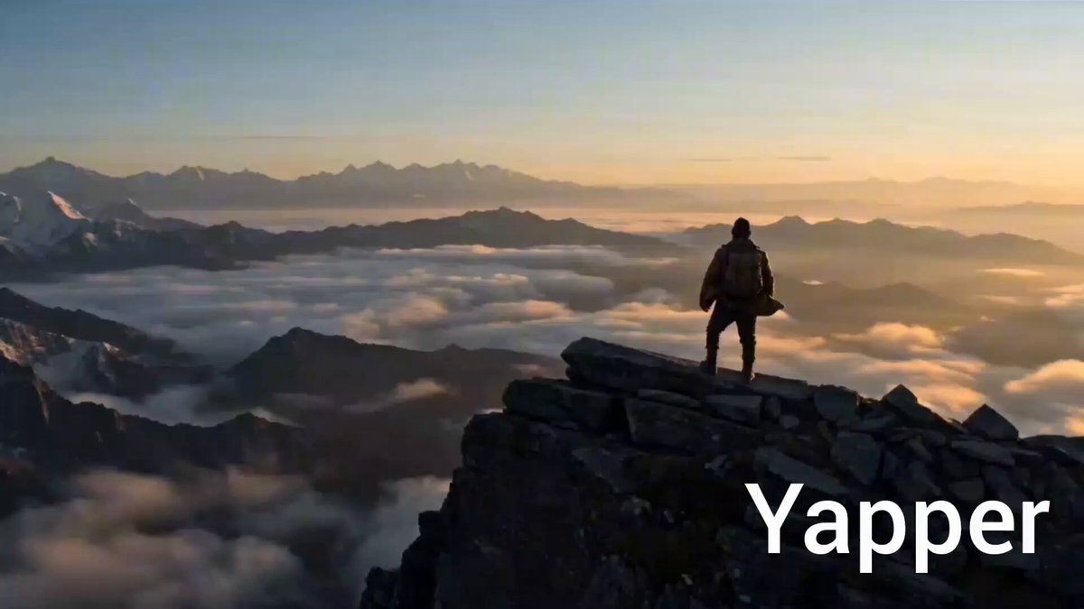 Lone Adventurer at Sunrise, Cinematic Panorama