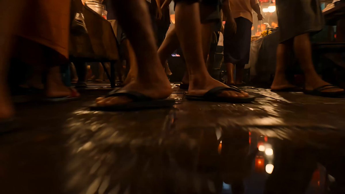 Southeast Asian Night Market 8K Cinematic Video Prompt