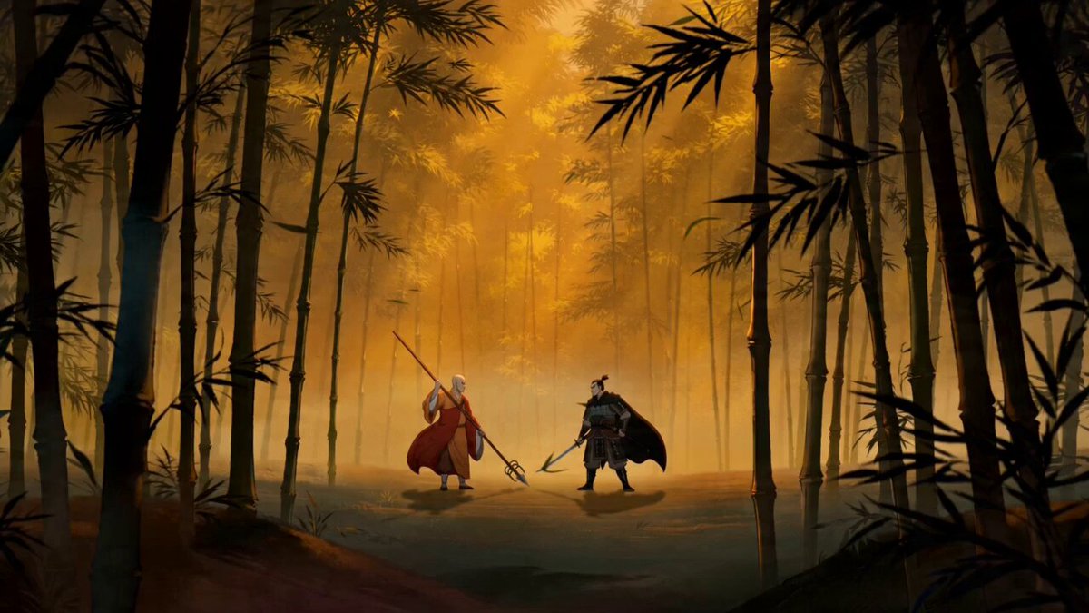Chinese Wuxia Battle Animation Prompt