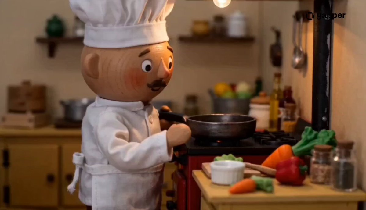 Clay Stop-Motion Chef Prompt