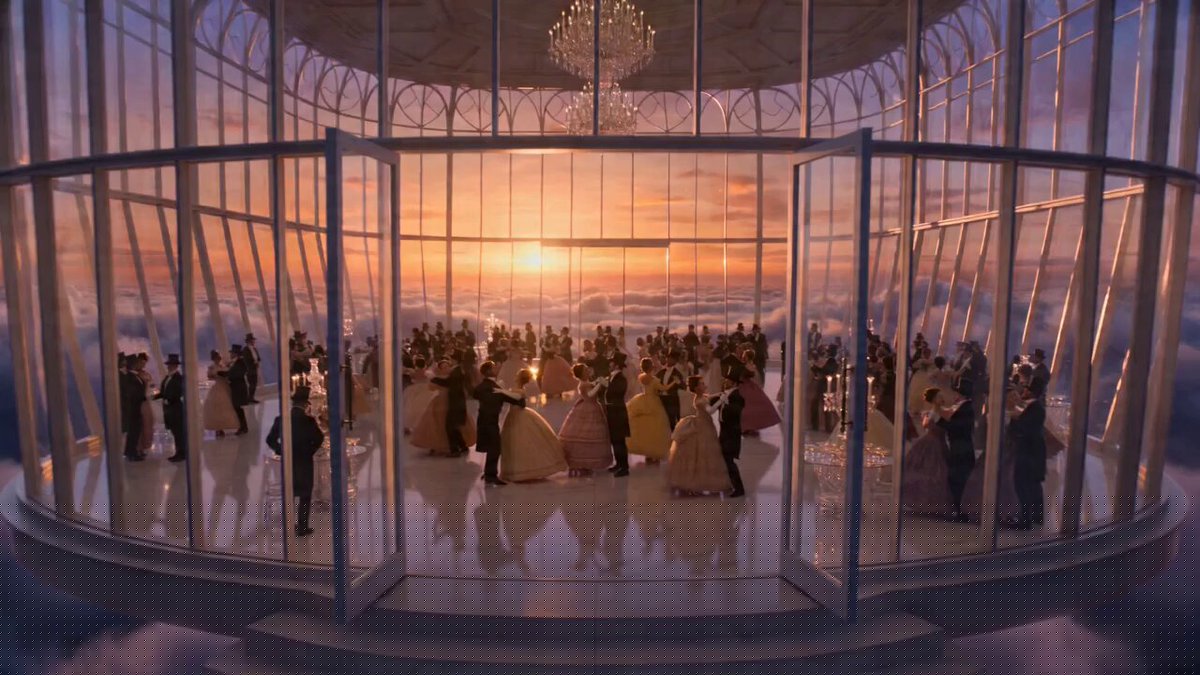 Floating Victorian Banquet Hall in the Clouds