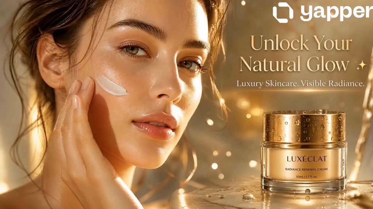Luxury Skincare Commercial Radiance