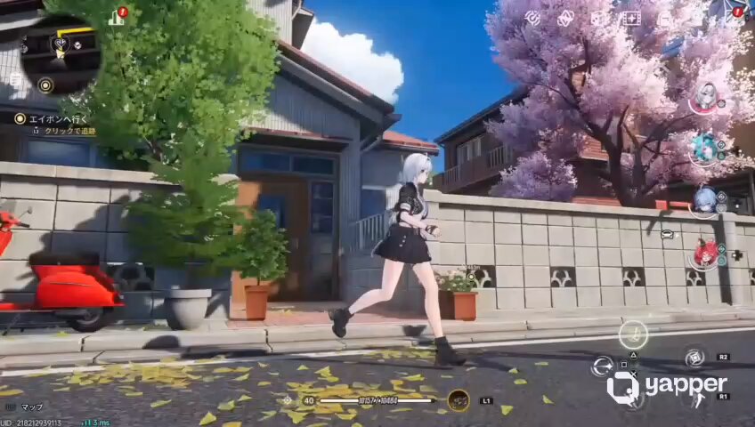 Futuristic Anime Parkour Game Gameplay Footage