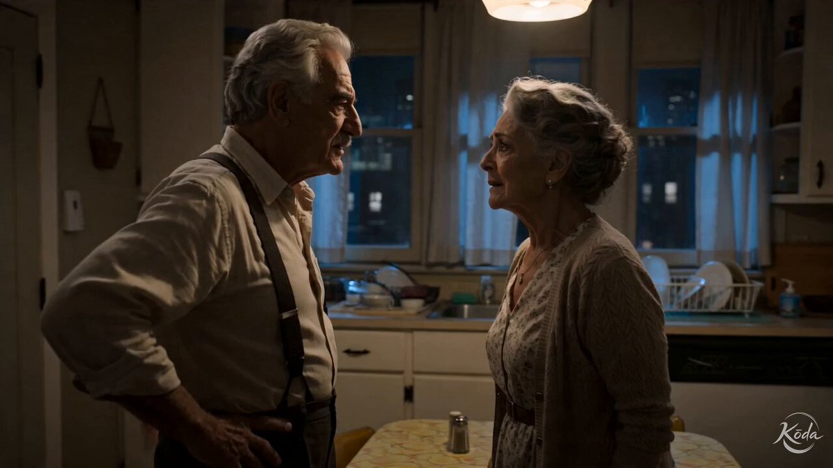 Cinematic Kitchen Emotional Confrontation