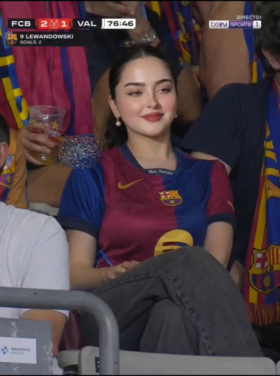 FC Barcelona Stadium Fan Broadcast Shot