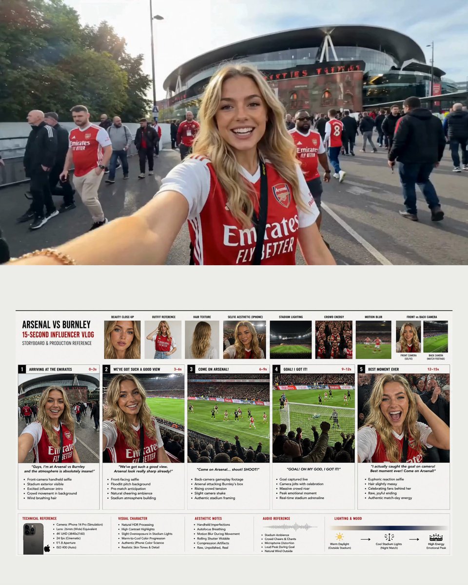 Arsenal Stadium Influencer Vlog