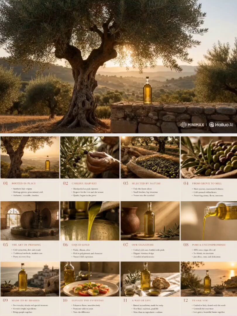 Olive Oil Storyboard Animation