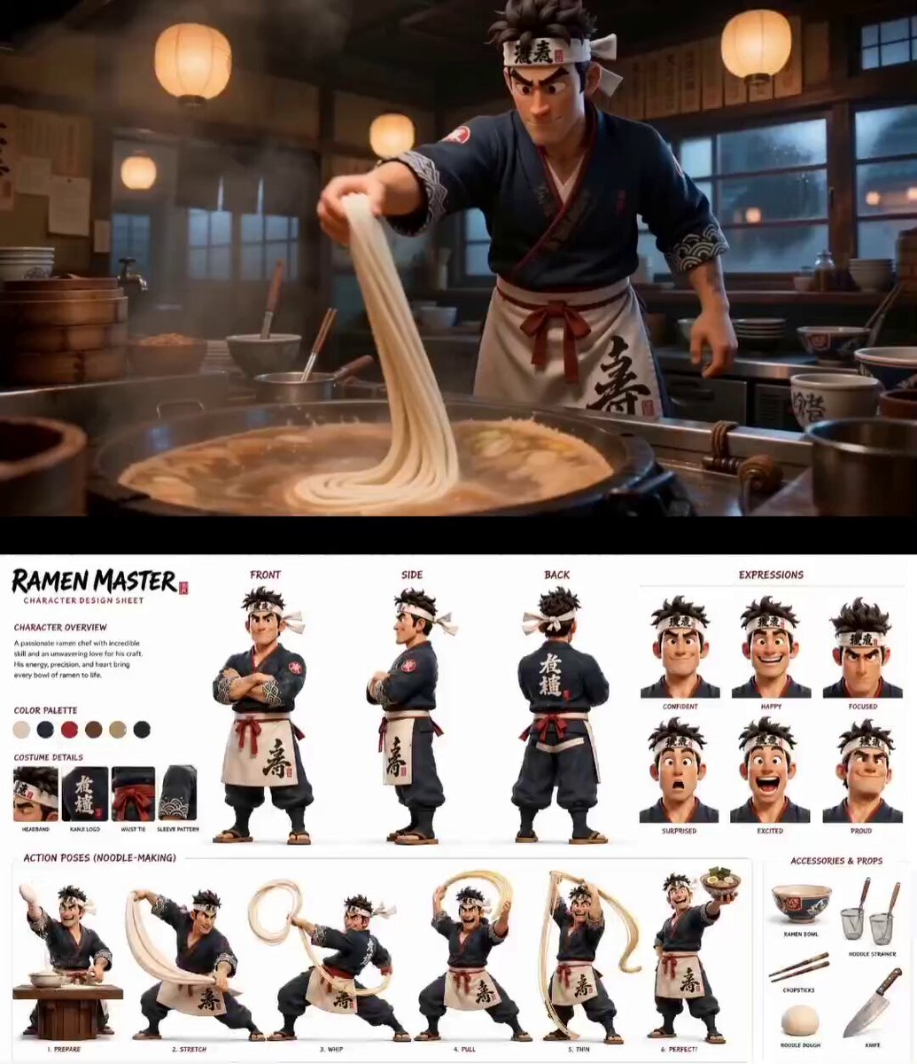 Pixar-Style Tokyo Ramen Shop