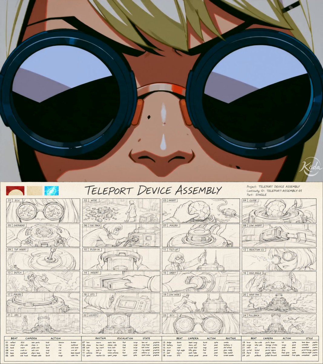 From Storyboard to Cinematic Blueprint