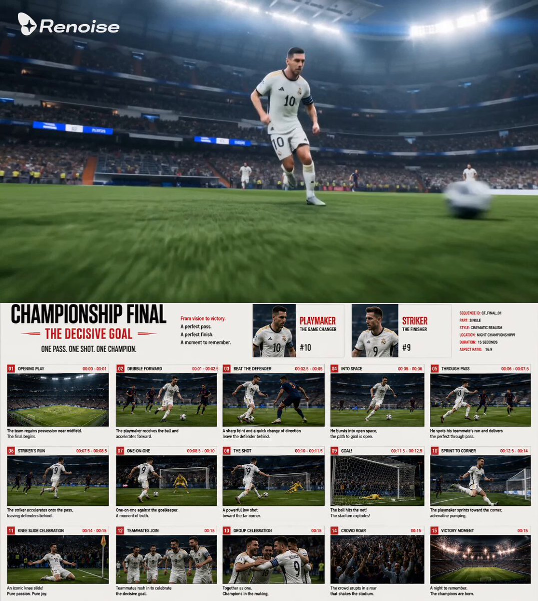 Realistic Football Cinematic Footage