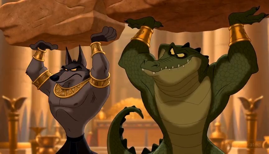 80s Retro OVA Style Egyptian Gods Animation
