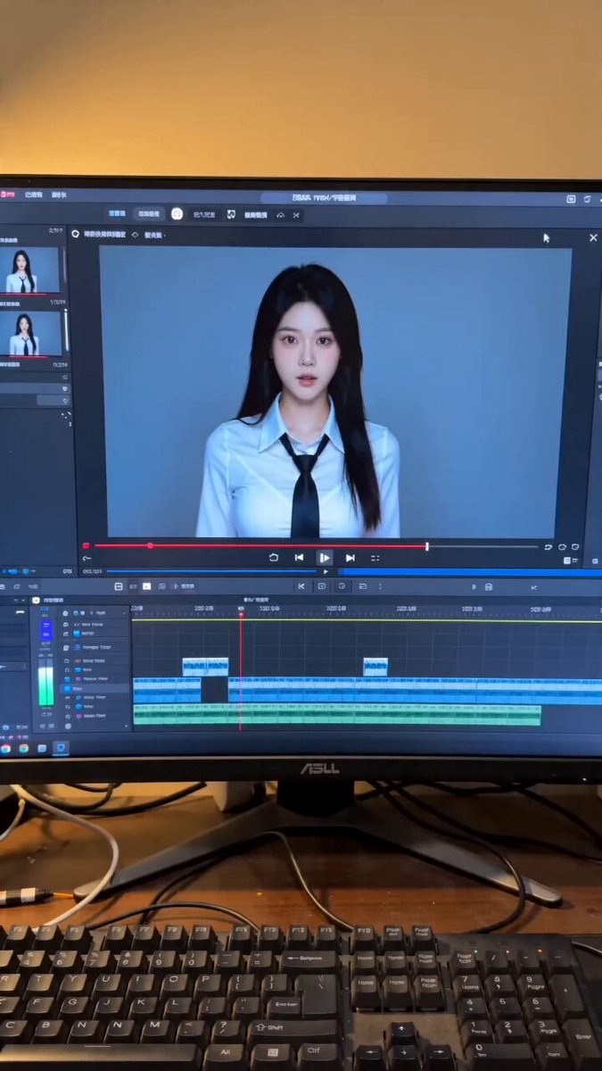 Meta-Horror Video Prompt Breaking the Fourth Wall