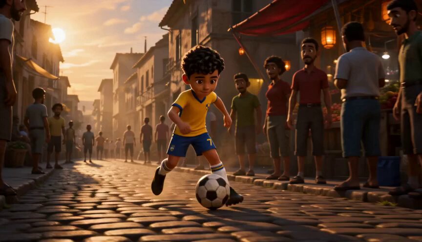 Cinematic Narrative of a Global Football Journey