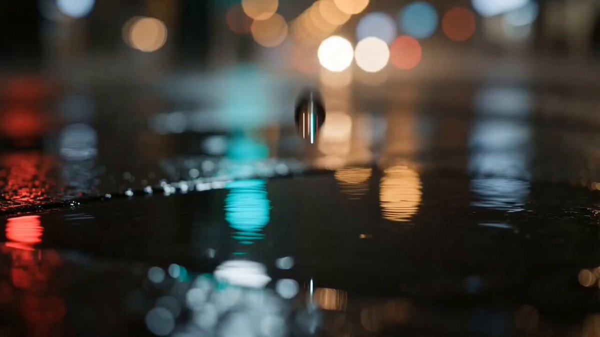 Umbrella: Romantic City Night