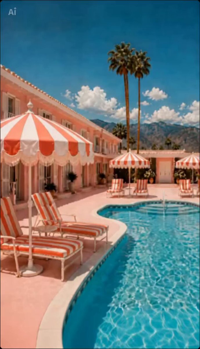 Luxury Fashion Poolside Advertisement