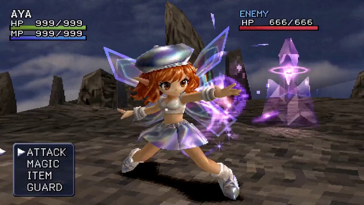 90 年代 JRPG 战斗场景序列