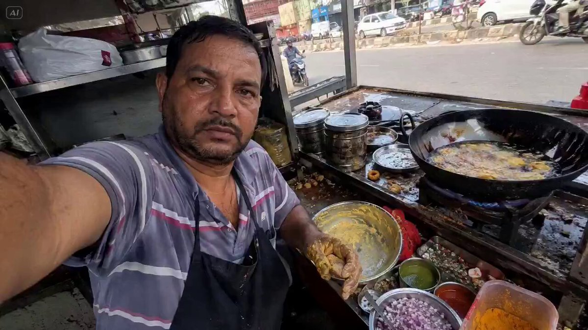 印度街头美食电影感剪辑